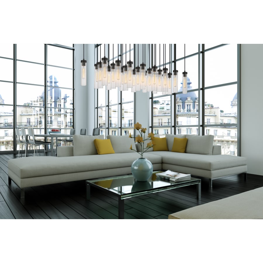 Z-Lite Beau 23 Light 54" Wide Suspension Linear Pendant