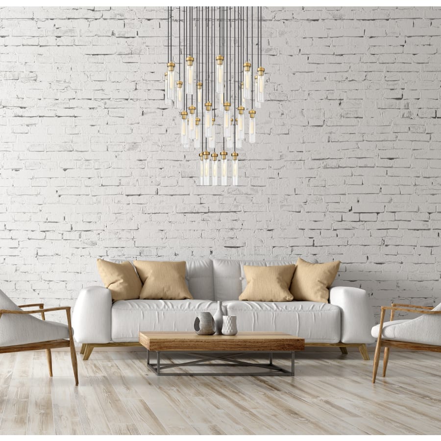 Z-Lite Beau 27 Light 36" Wide Suspension Multi Light Pendant