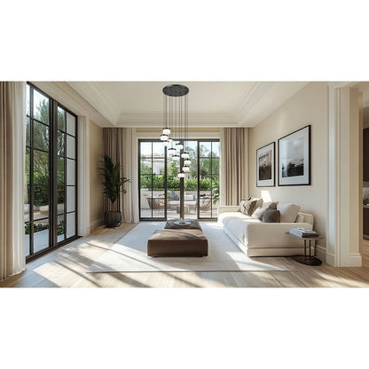Z-Lite Renaud 28" Wide LED Multi Light Pendant