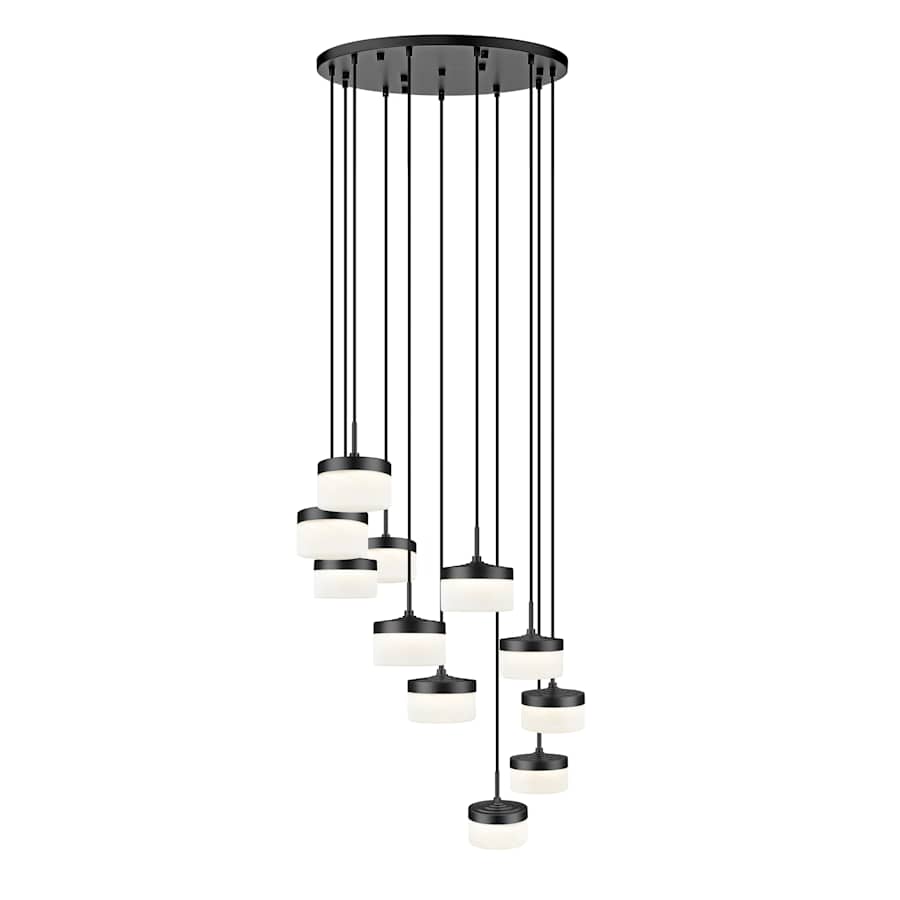 Z-Lite Renaud 28" Wide LED Multi Light Pendant