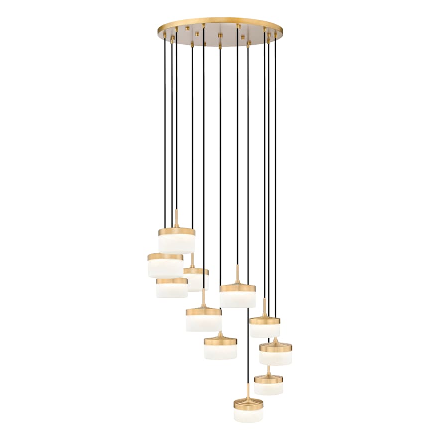 Z-Lite Renaud 28" Wide LED Multi Light Pendant