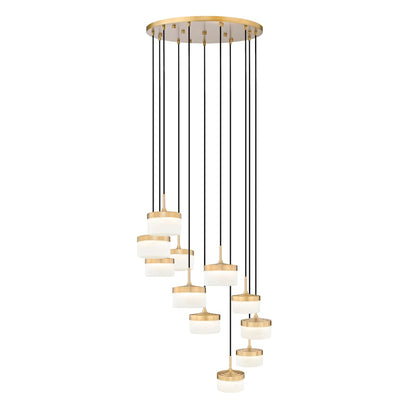 Z-Lite Renaud 28" Wide LED Multi Light Pendant