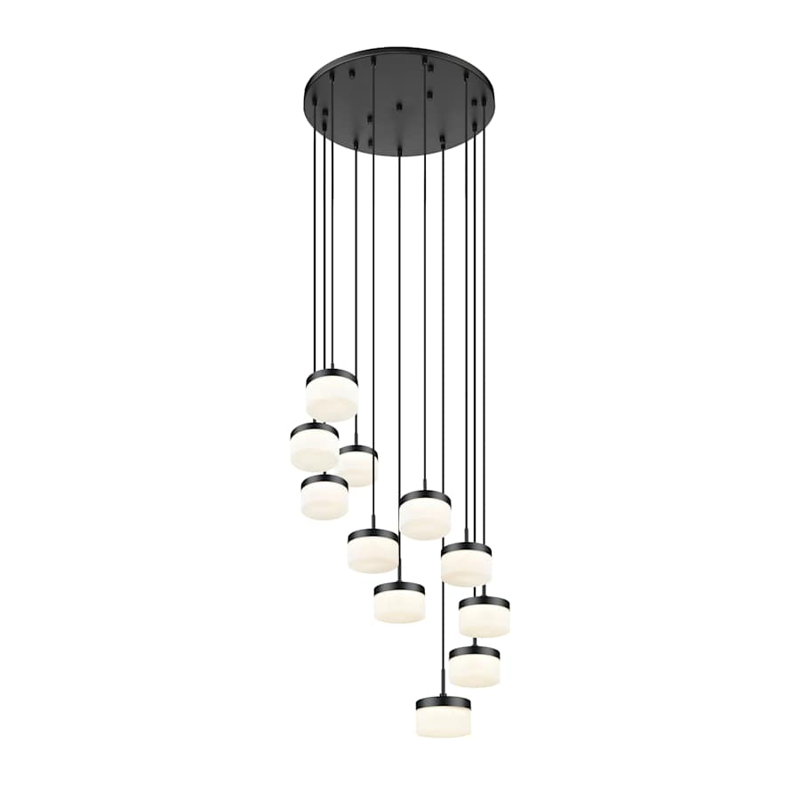 Z-Lite Renaud 28" Wide LED Multi Light Pendant
