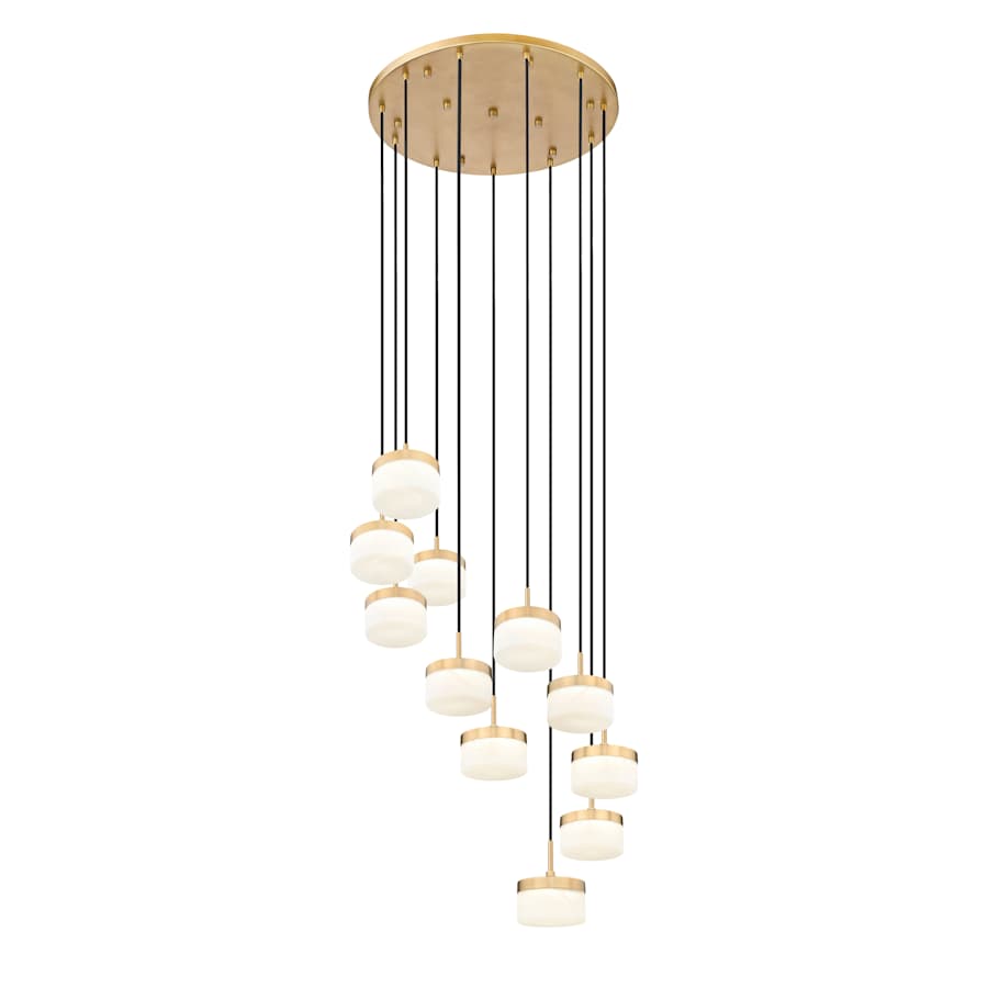 Z-Lite Renaud 28" Wide LED Multi Light Pendant