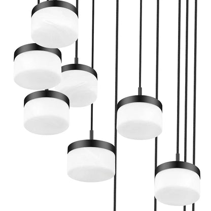 Z-Lite Renaud 28" Wide LED Multi Light Pendant