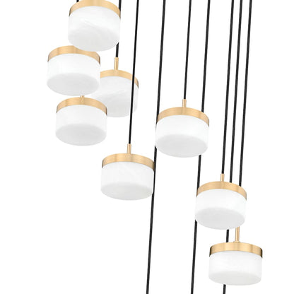 Z-Lite Renaud 28" Wide LED Multi Light Pendant
