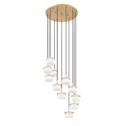 Z-Lite Renaud 28" Wide LED Multi Light Pendant