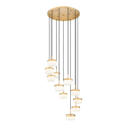 Z-Lite Renaud 28" Wide LED Multi Light Pendant