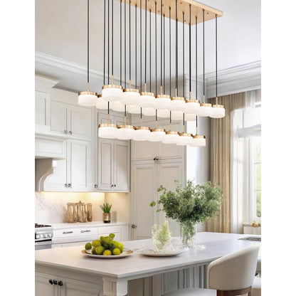Z-Lite Renaud 59" Wide LED 23 Light Linear Pendant