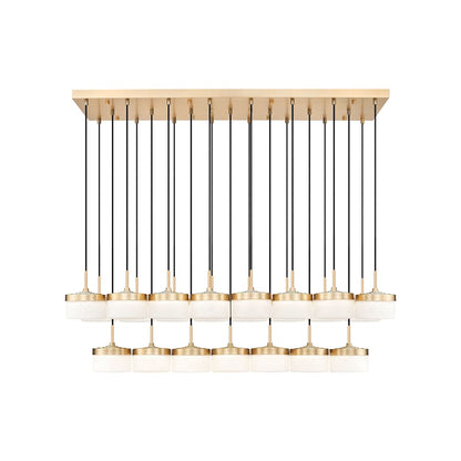 Z-Lite Renaud 59" Wide LED 23 Light Linear Pendant
