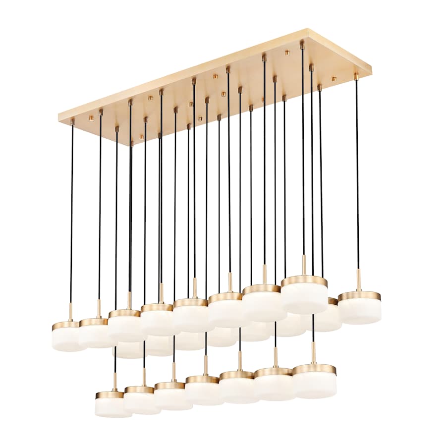 Z-Lite Renaud 59" Wide LED 23 Light Linear Pendant