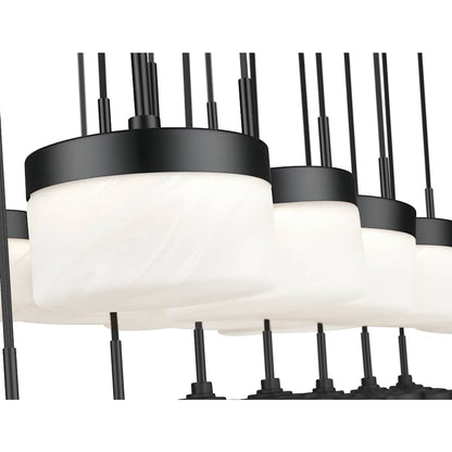 Z-Lite Renaud 59" Wide LED 23 Light Linear Pendant