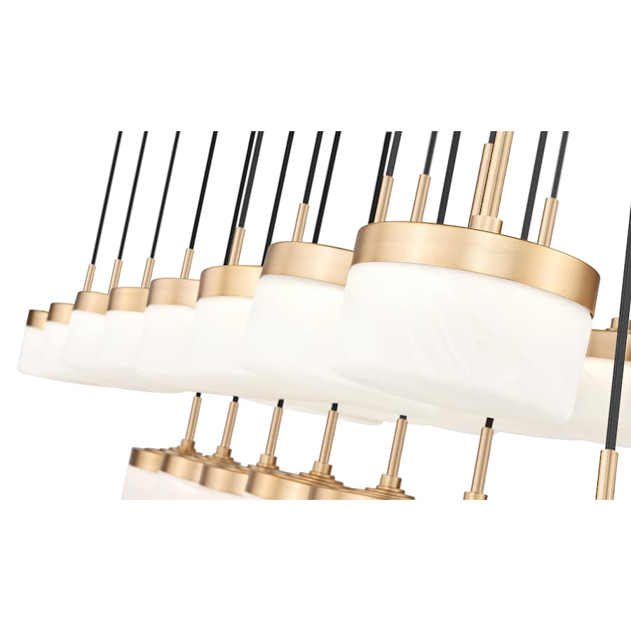 Z-Lite Renaud 59" Wide LED 23 Light Linear Pendant