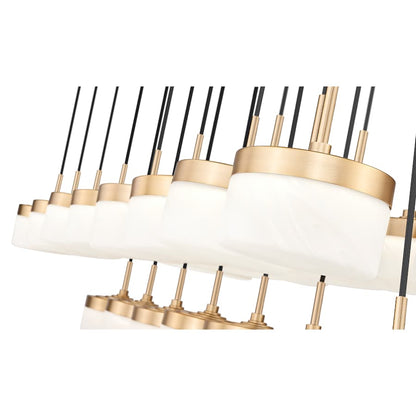 Z-Lite Renaud 59" Wide LED 23 Light Linear Pendant
