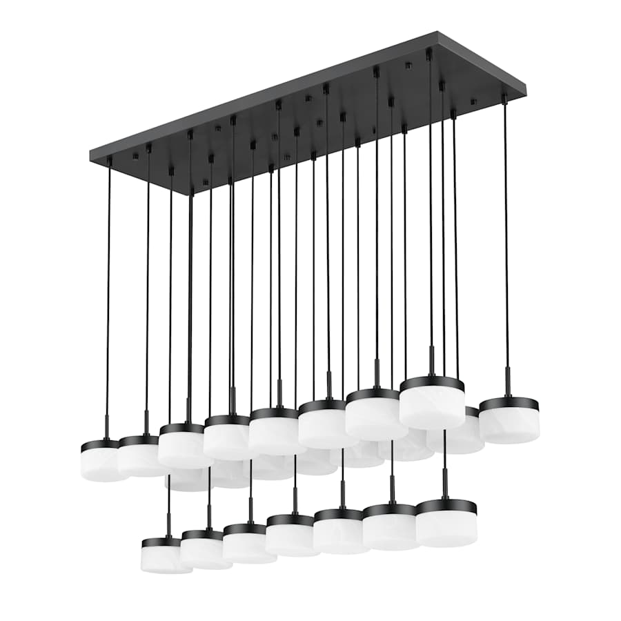 Z-Lite Renaud 59" Wide LED 23 Light Linear Pendant
