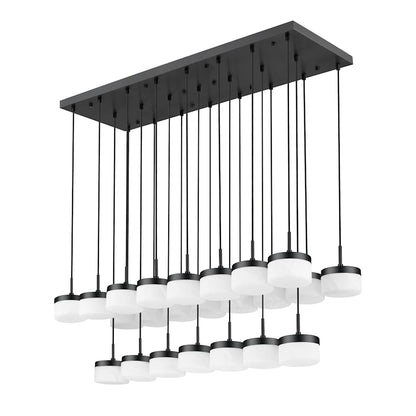 Z-Lite Renaud 59" Wide LED 23 Light Linear Pendant