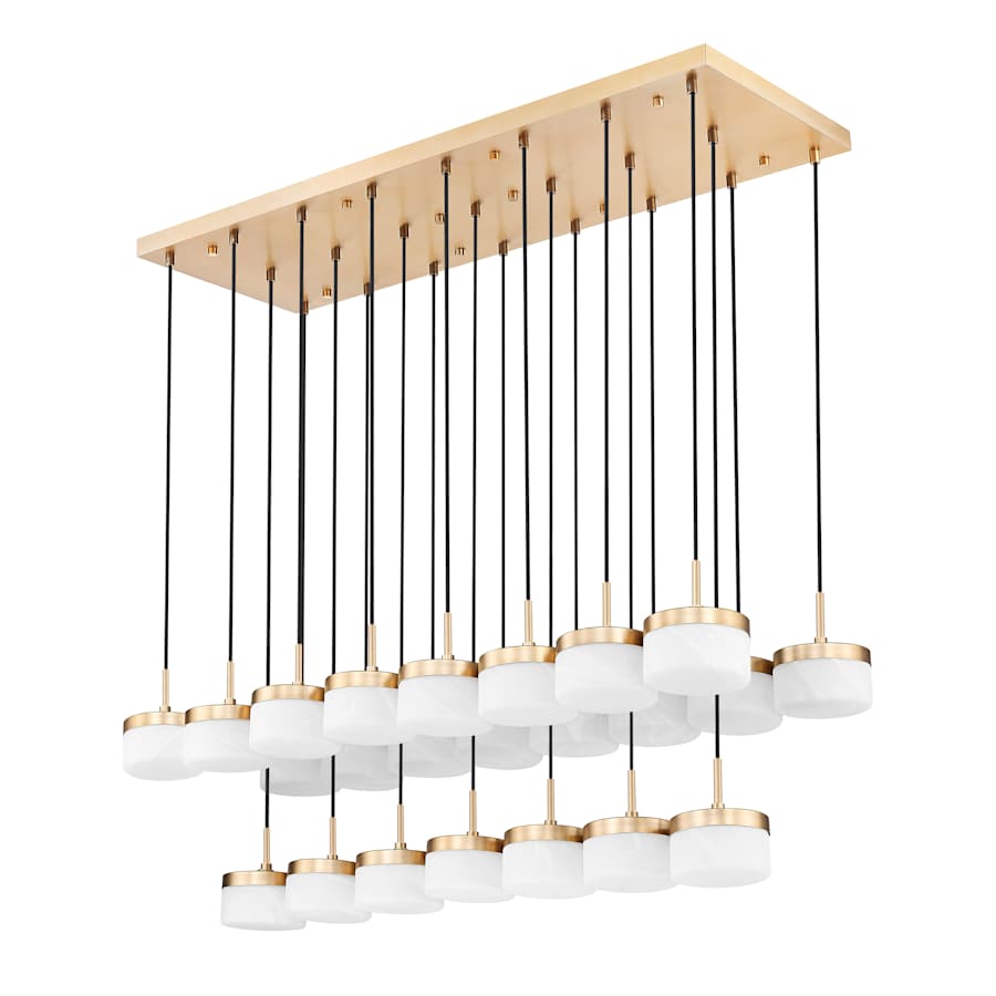 Z-Lite Renaud 59" Wide LED 23 Light Linear Pendant