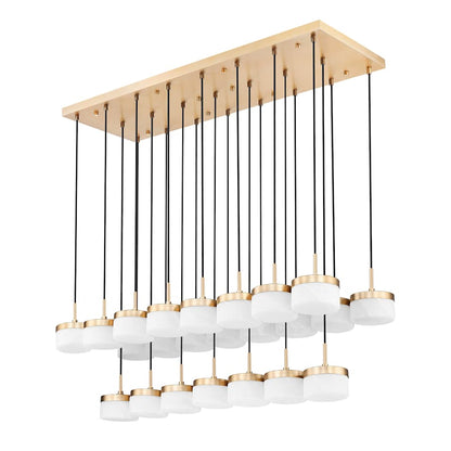 Z-Lite Renaud 59" Wide LED 23 Light Linear Pendant