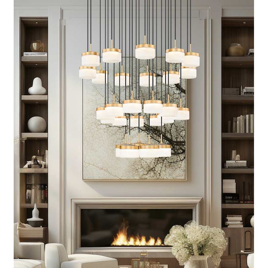 Z-Lite Renaud 41" Wide LED Multi Light Pendant
