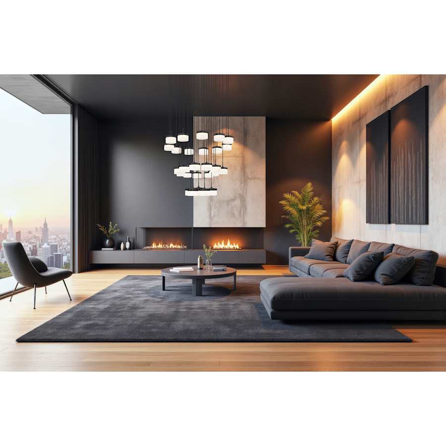 Z-Lite Renaud 41" Wide LED Multi Light Pendant