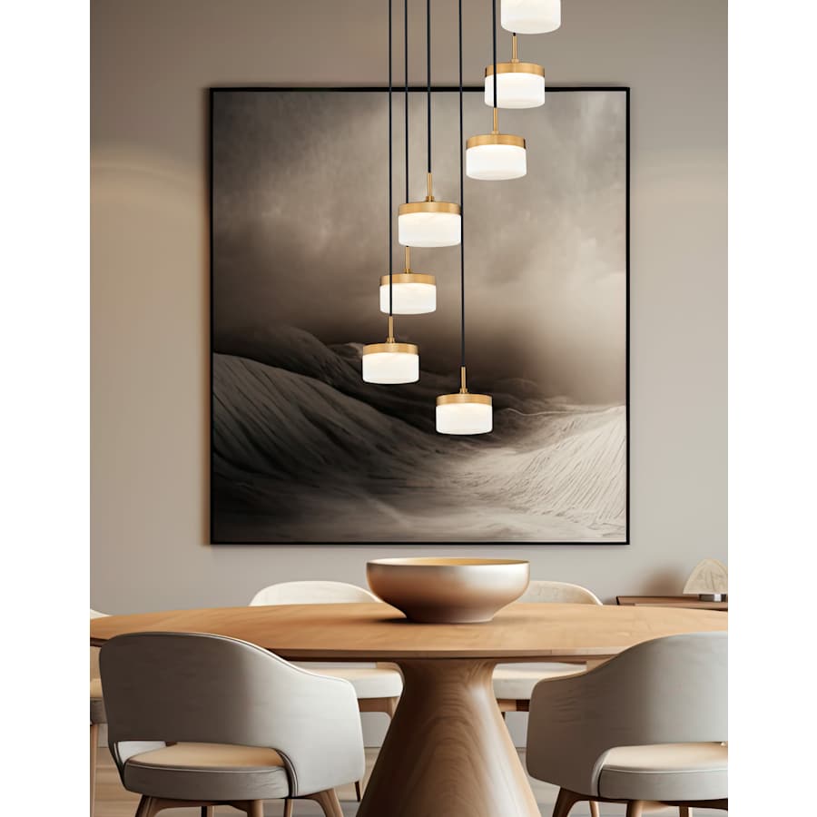 Z-Lite Renaud 21" Wide LED Multi Light Pendant