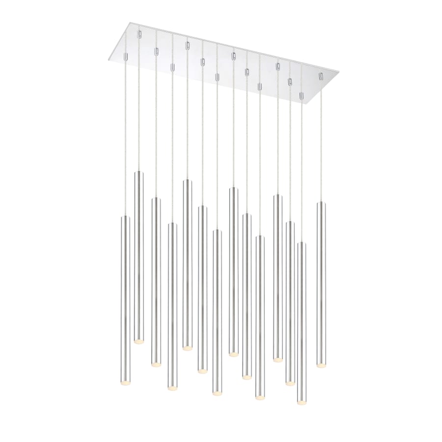 Z-Lite Forest 14 Light 32" Wide LED Linear Pendant with 24" Pendants