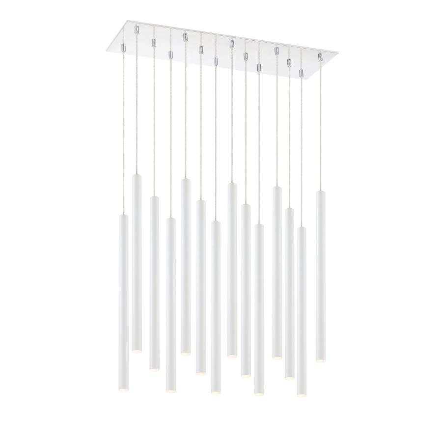 Z-Lite Forest 14 Light 32" Wide LED Linear Pendant with 24" Pendants