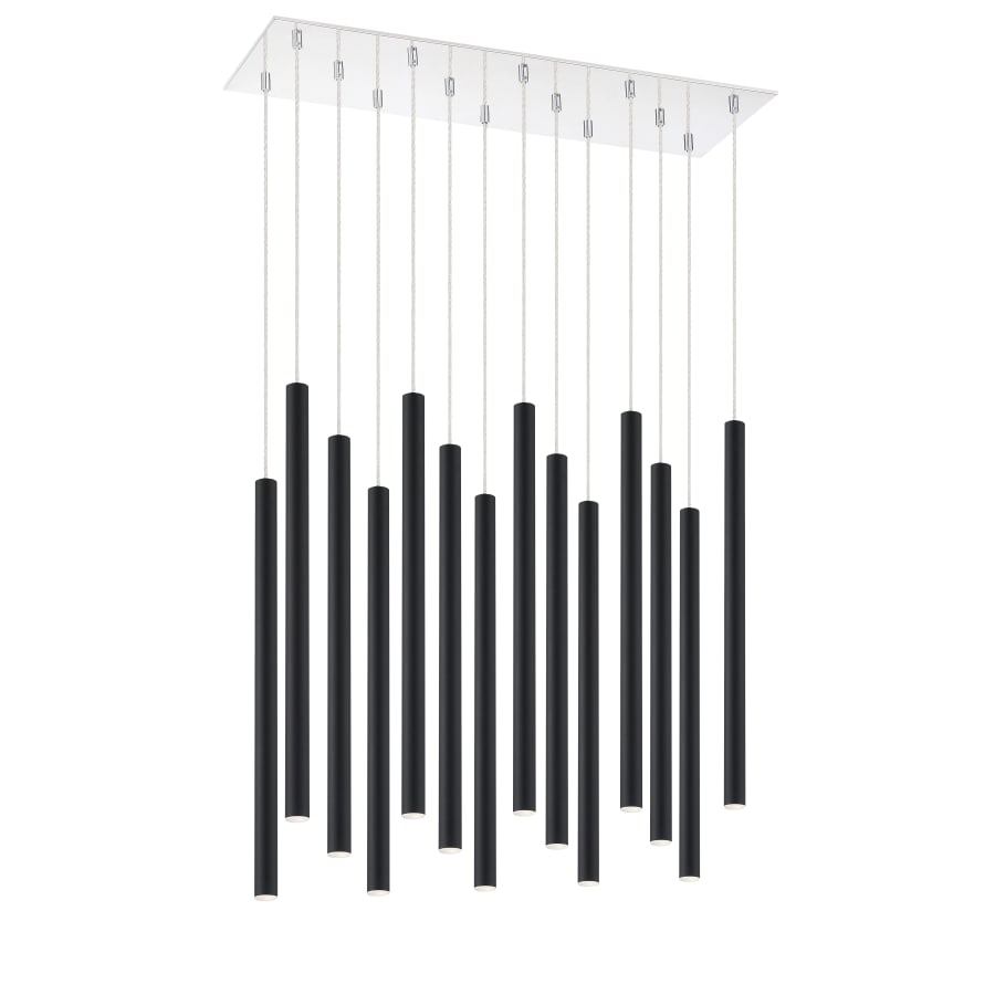 Z-Lite Forest 14 Light 32" Wide LED Linear Pendant with 24" Pendants