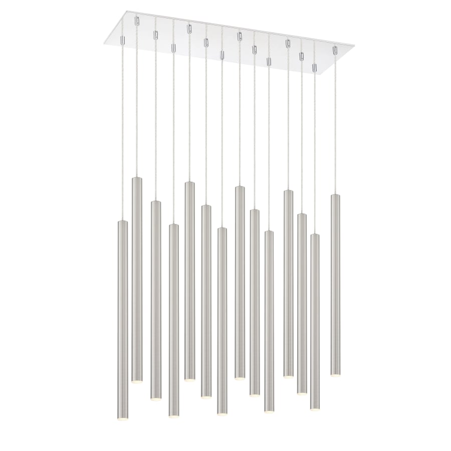 Z-Lite Forest 14 Light 32" Wide LED Linear Pendant with 24" Pendants
