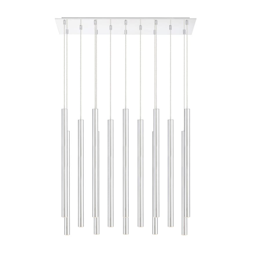 Z-Lite Forest 14 Light 32" Wide LED Linear Pendant with 24" Pendants