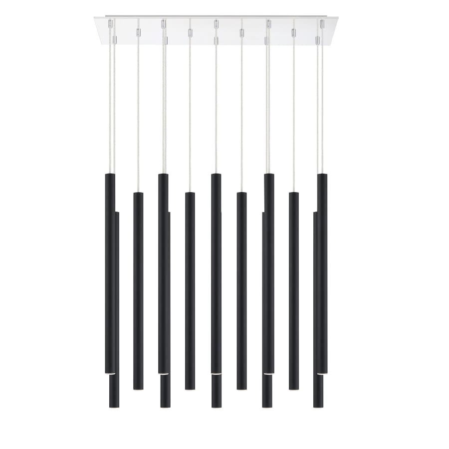 Z-Lite Forest 14 Light 32" Wide LED Linear Pendant with 24" Pendants
