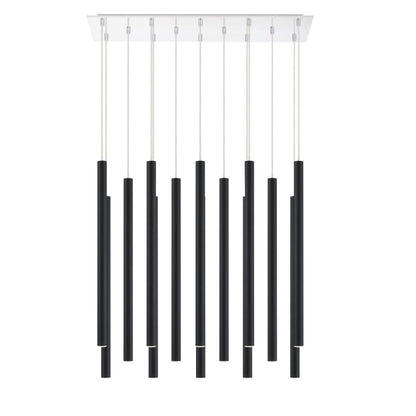 Z-Lite Forest 14 Light 32" Wide LED Linear Pendant with 24" Pendants