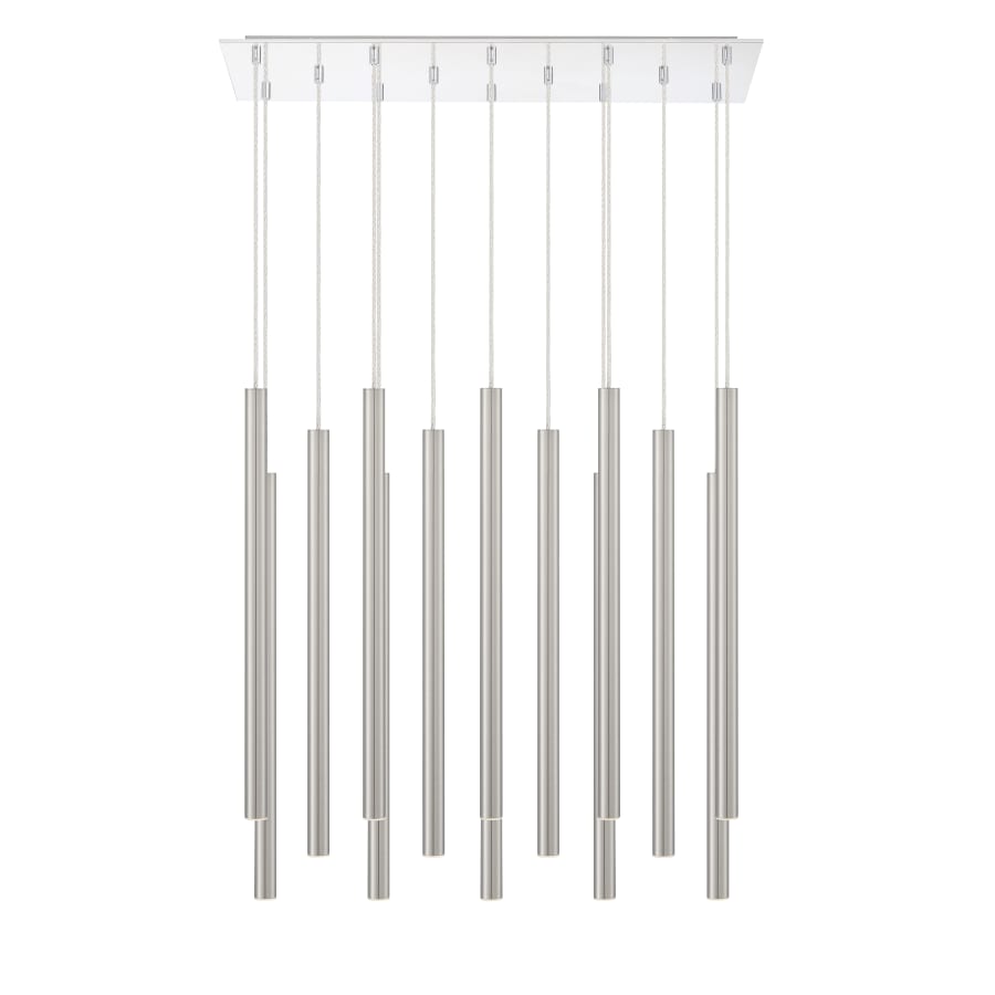 Z-Lite Forest 14 Light 32" Wide LED Linear Pendant with 24" Pendants
