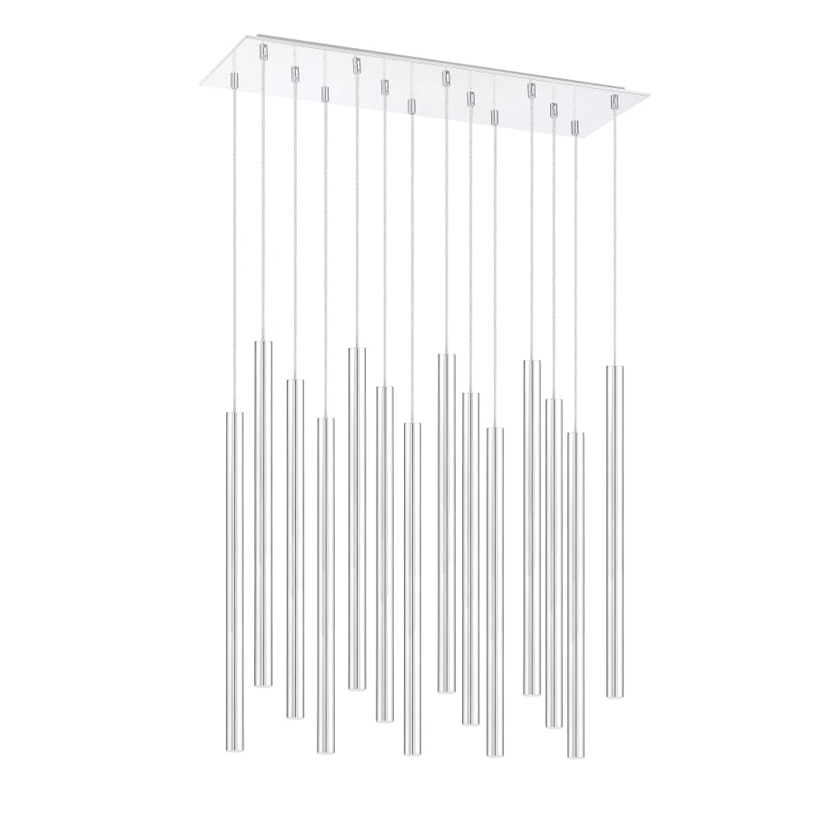 Z-Lite Forest 14 Light 32" Wide LED Linear Pendant with 24" Pendants