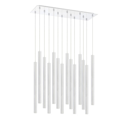Z-Lite Forest 14 Light 32" Wide LED Linear Pendant with 24" Pendants