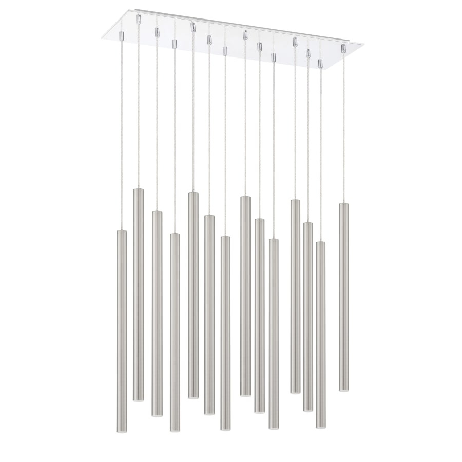 Z-Lite Forest 14 Light 32" Wide LED Linear Pendant with 24" Pendants