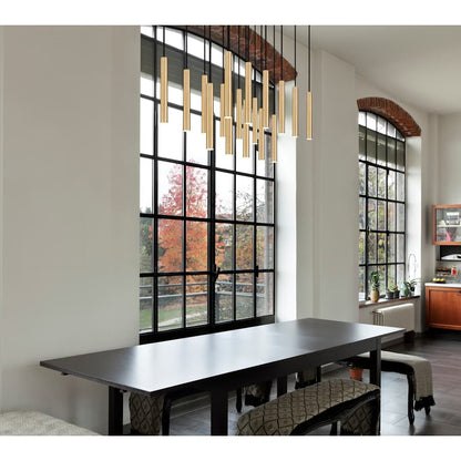 Z-Lite Forest 42" Wide Linear Chandelier