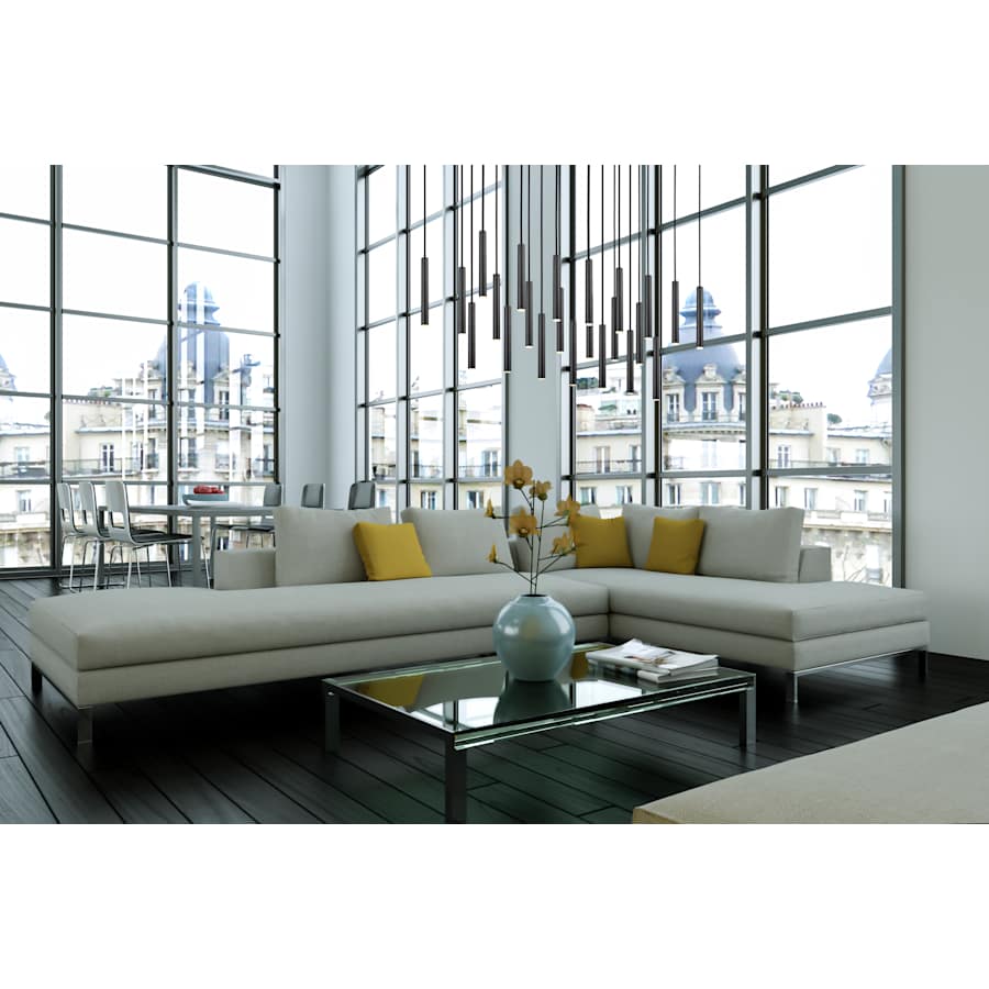 Z-Lite Forest 54" Wide Linear Chandelier