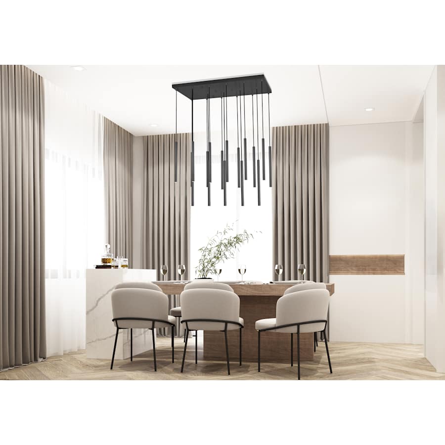 Z-Lite Forest 42" Wide Linear Chandelier