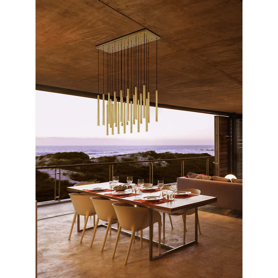 Z-Lite Forest 54" Wide Linear Chandelier